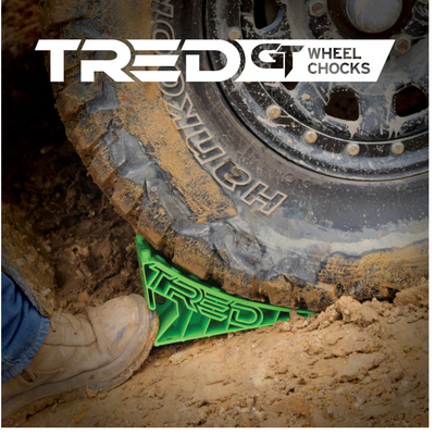 WHEEL CHOCK FLURO GREEN