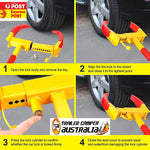 Heavy Duty Wheel Clamp Lock 