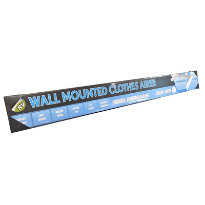 On The Road Wall Mounted Clothes Airer 100cm White