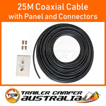 20m Digitek RG6 Quad Shield Coaxial Cable with RG6 F-Type Compression Connector