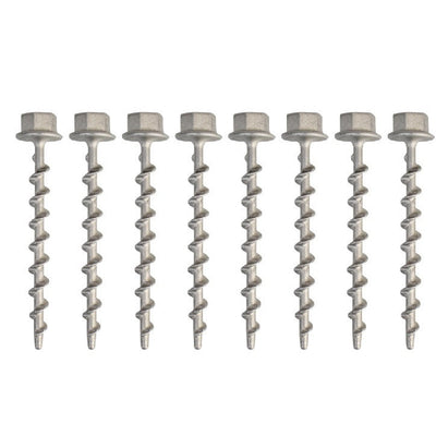 Small alloy tent peg closeup