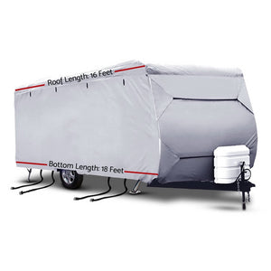 16-18ft Caravan Cover Campervan 4 Layer UV Waterproof
