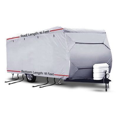 16-18ft Caravan Cover Campervan 4 Layer UV Waterproof