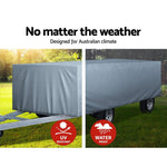 12-14 ft Camper Trailer Travel Cover Tent 3.6-4.2m Caravan Swan