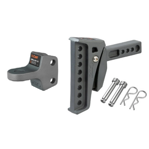 CURT Rebellion XD ShockDrop Ball Mount and Tongue (50mm Tow Ball / 3500kg)