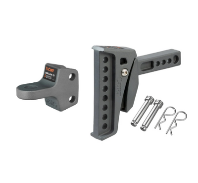 CURT Rebellion XD ShockDrop Ball Mount and Tongue (50mm Tow Ball / 3500kg)