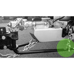 MCHITCH WDH Roller Bracket Upgrade Kit installed on a towing vehicle