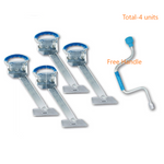 4x ARK 550mm Drop Down Corner Steady Stabiliser Legs for Caravans and Trailers