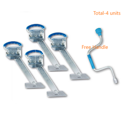 4x ARK 550mm Drop Down Corner Steady Stabiliser Legs for Caravans and Trailers