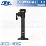 4x Ark 600mm Drop Down Corner Steady Stabiliser Leg Black