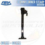 4x Ark 600mm Drop Down Corner Steady Stabiliser Leg Black