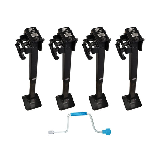 Ark 750mm Drop Down Corner Steady Black x 4