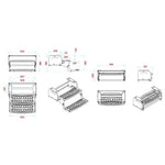 Two-step RV entry stairs in full steel design