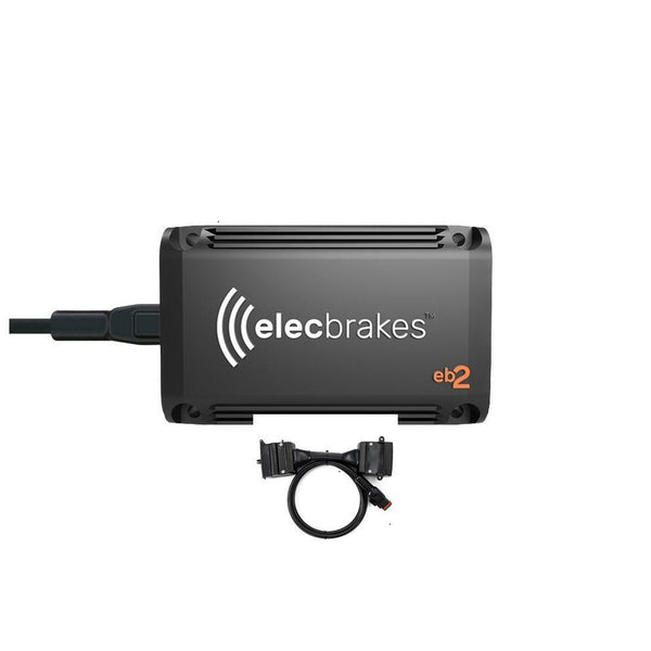 Elecbrakes Electric Brake Controller New Model eB2 with 12 pin male 12 pin female adaptor plug 