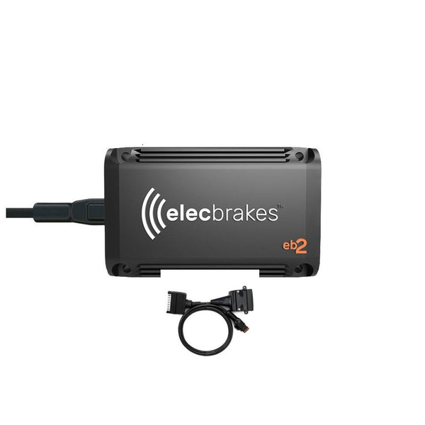 Elecbrakes Plug + Play Electric Brake Controller Trailer caravan EB2&Plug (7 Pin Male - 12 Pin Female)