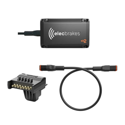 Elecbrakes Plug N Play Electric Brake Controller eB2 with 7 pin male 7 pin female Adaptor Plug