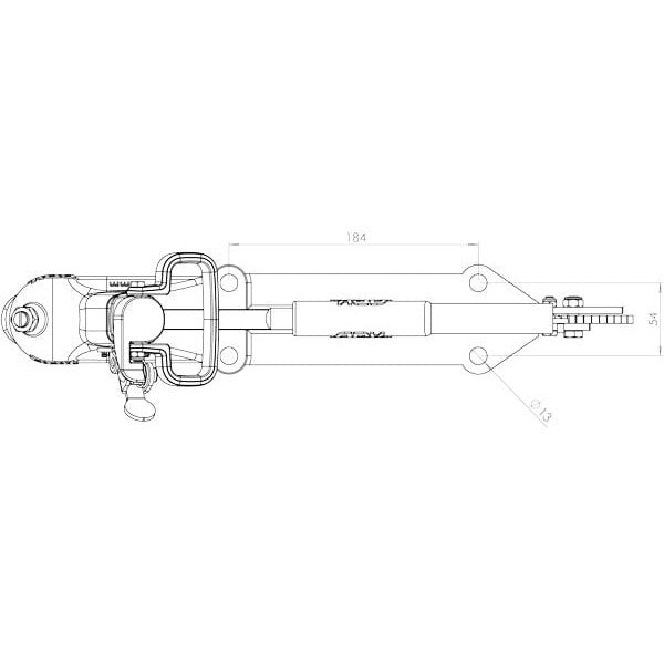 Ark EC35RZ XO 3.5T Electric Coupling with Ratchet Park brake