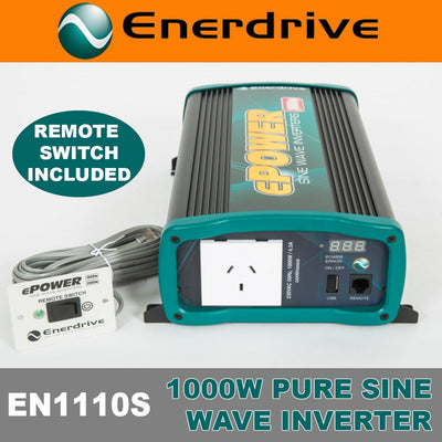 Enerdrive 1000w Pure Sine Wave Inverter EN1110S