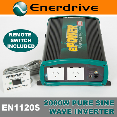 Enerdrive 2000w Pure Sine Wave Inverter EN1120s