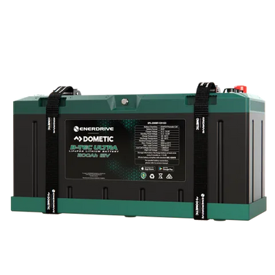 Enerdrive B-TEC ULTRA 200amp / 12v LiFePO4 Battery Gen3 IP67