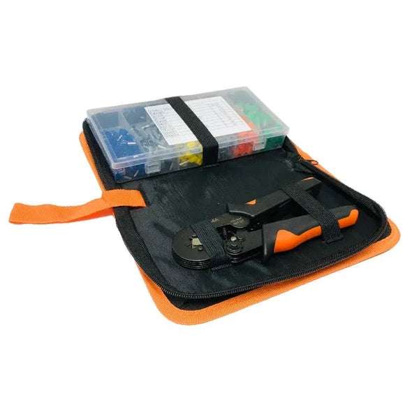 Bootlace Terminal Kit with Crimp Tool (470 Terminals)
