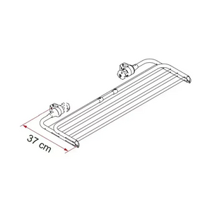 T/S Carry Bike carrier. Featuring Easy Dry technology, this bike carrier reduces water and dirt accumulation.