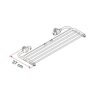T/S Carry Bike carrier. Featuring Easy Dry technology, this bike carrier reduces water and dirt accumulation.