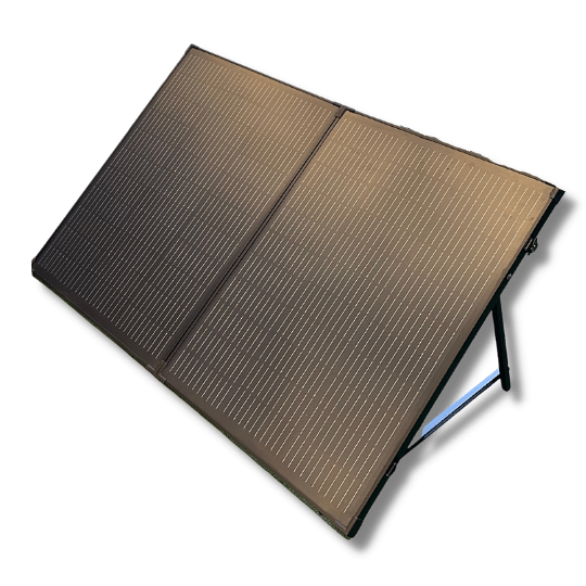 Baintech 160W soft foldable solar panel open