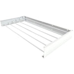 On The Road Wall Mounted Clothes Airer 100cm White