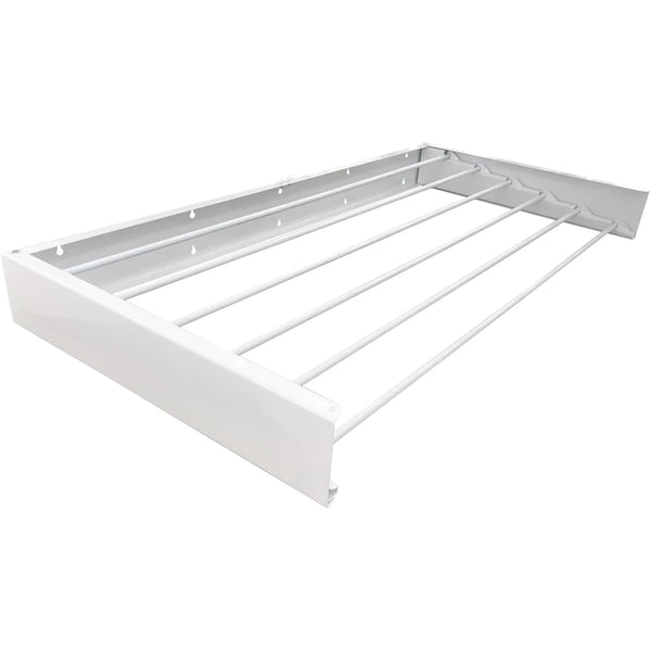 On The Road Wall Mounted Clothes Airer 100cm White