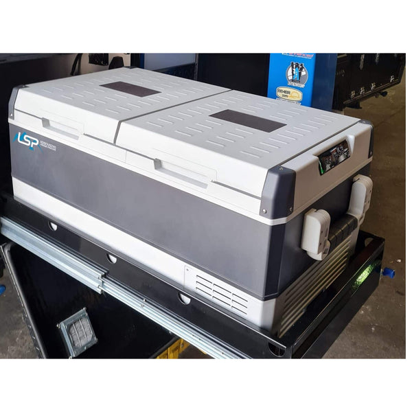 Dual zone design for separate fridge and freezer temperatures