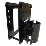 Trailer jack mounted on A-frame caravan drawbar