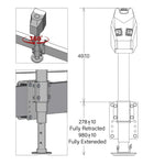Full kit contents: jack, clamp, wiring, and installation guide