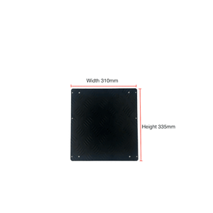 Black checker plate diesel heater fuel tank cover – 5L size