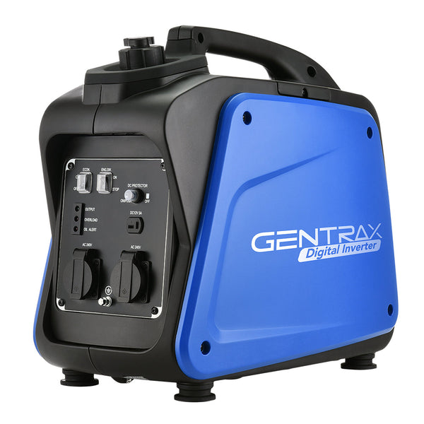 GenTrax 2kW Pure Sine Wave Inverter Petrol Portable Camping Generator