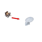 VANSAT Bluestar Fully Automatic Motorised Satellite Dish Vast Foxtel