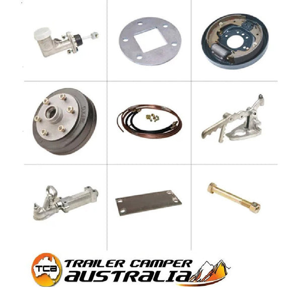 ARK HQ HOLDEN 5 x 120.65 mm - 9” Hydraulic Drum Brake Kit