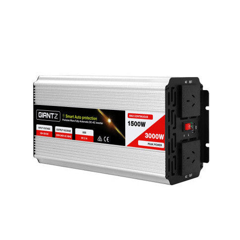 Giantz 1500W Puresine Wave DC-AC Power Inverter