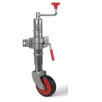 6 inch jockey wheel with solid wheel and clamp