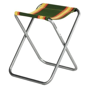 Hoop leg stool for camping