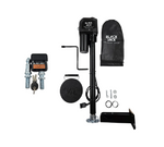 Mini Black Jack 12V Electric Trailer Jack, Folding Foot and Lock.