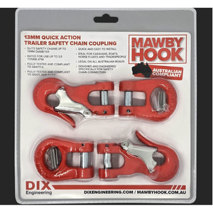 Mawby Hook safety chain 13mm 3500kg - 1 Set