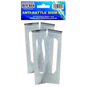 MISTER HITCHES Anti-Rattle Hitch Shim / Spacer Kit 4pc