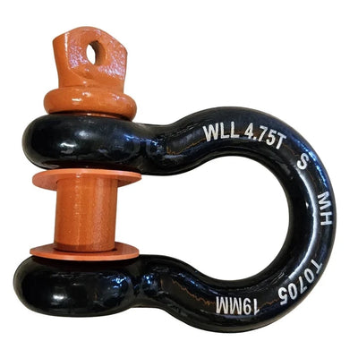 Mister Hitches Bow Shackle WLL 4.75T 19mm x 22mm
