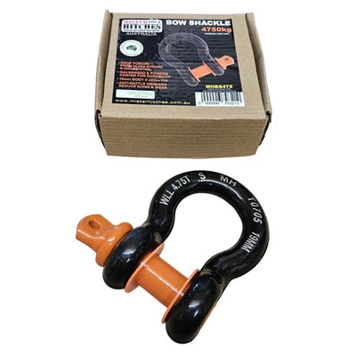 Mister Hitches Bow Shackle WLL 4.75T 19mm x 22mm