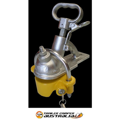 MISTER HITCHES TRAILER COUPLING LOCK, RATCHET TYPE
