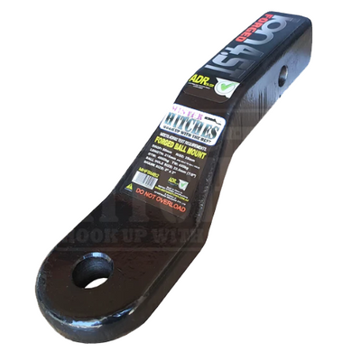 MISTER HITCHES 4.5T ION FORGED BALL MOUNT 2" DROP 7/8" BALL HOLE