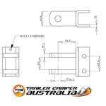 Mister Hitches Multi- Hitch Clevis Mount Adapter  (MHMHCM1)