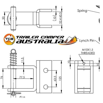 MISTER HITCHES MULTI-HITCH POLY BLOCK CAR ADAPTER (MHMHPB)