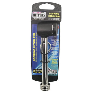 Mister Hitches Hitch Pin Lock-Right Angle Swivel Head Long to suit Landcruiser 300